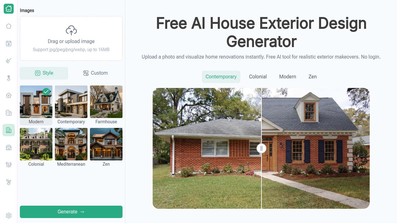 RoomDesign.io, Best for No-Sign-Up Access homepage screenshot
