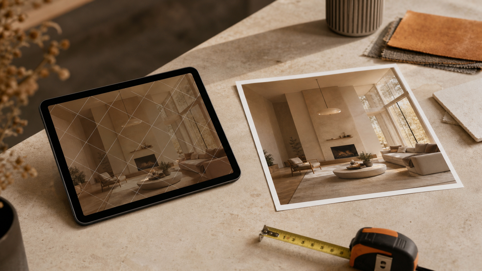 Comparison of free watermarked AI renders versus high-resolution paid outputs for contractor-ready design briefs