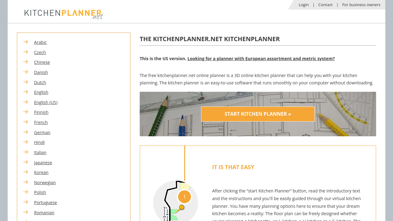 Planner 5D homepage screenshot