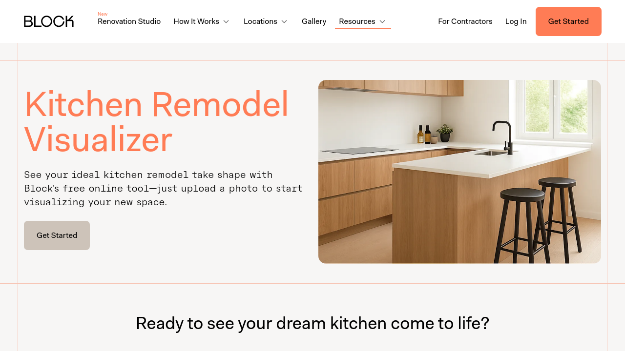 Block Renovation Renovation Studio homepage screenshot