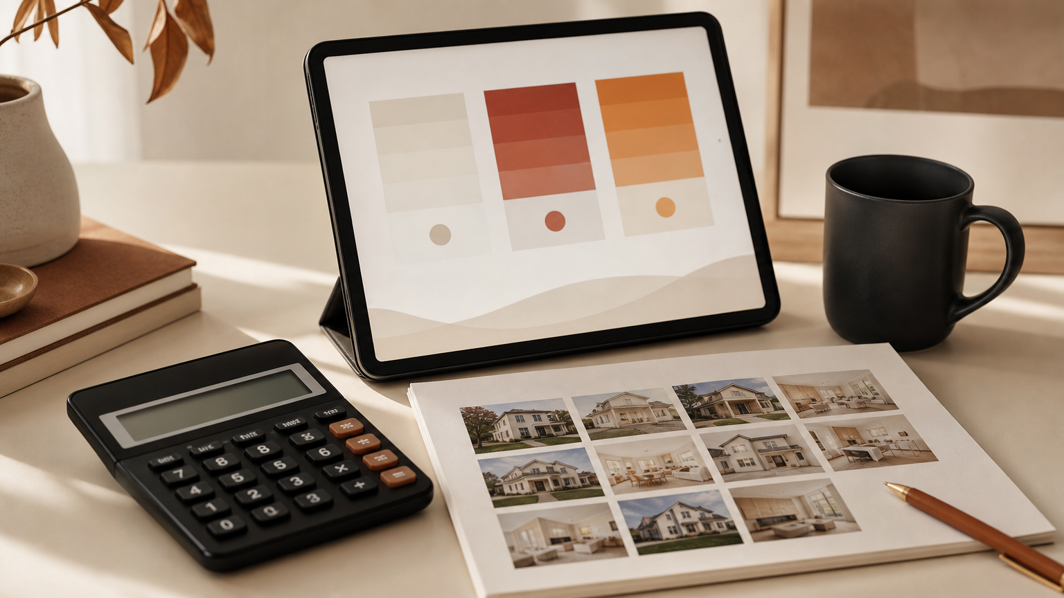 Solo real estate agent calculating cost-per-image versus subscription pricing to determine the best AI staging tool plan.