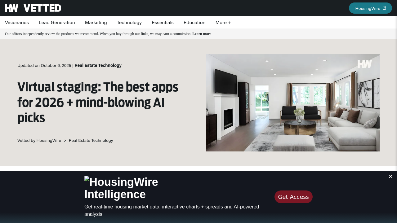 Virtual Staging AI (Stager App): Best Mobile Option homepage screenshot