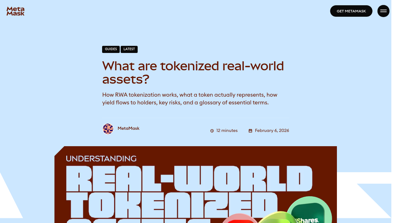 Tokenization platform interface displaying the technical steps required to deploy a real-world asset token from selection through launch.
