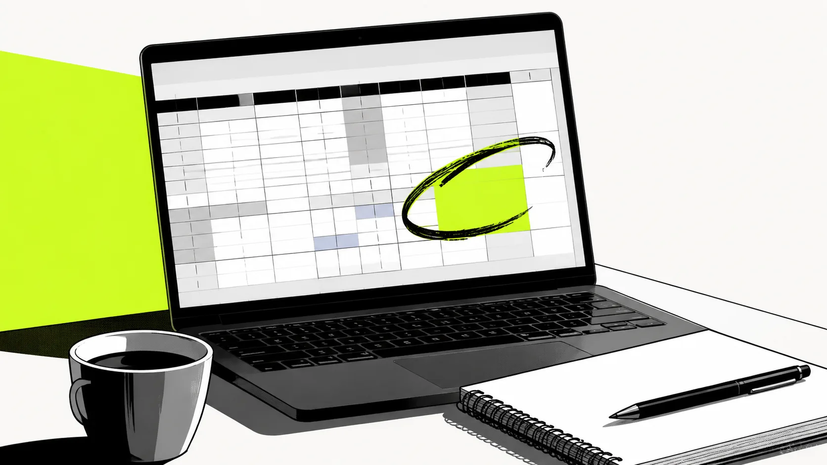 Revenue-tied performance metrics displayed on a spreadsheet for evaluating paid social campaign ROI and ROAS outcomes