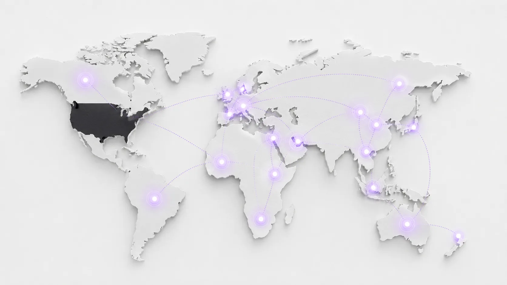 Global map showing active CBDC pilot countries and deployment activity, contrasting with the U.S. ban