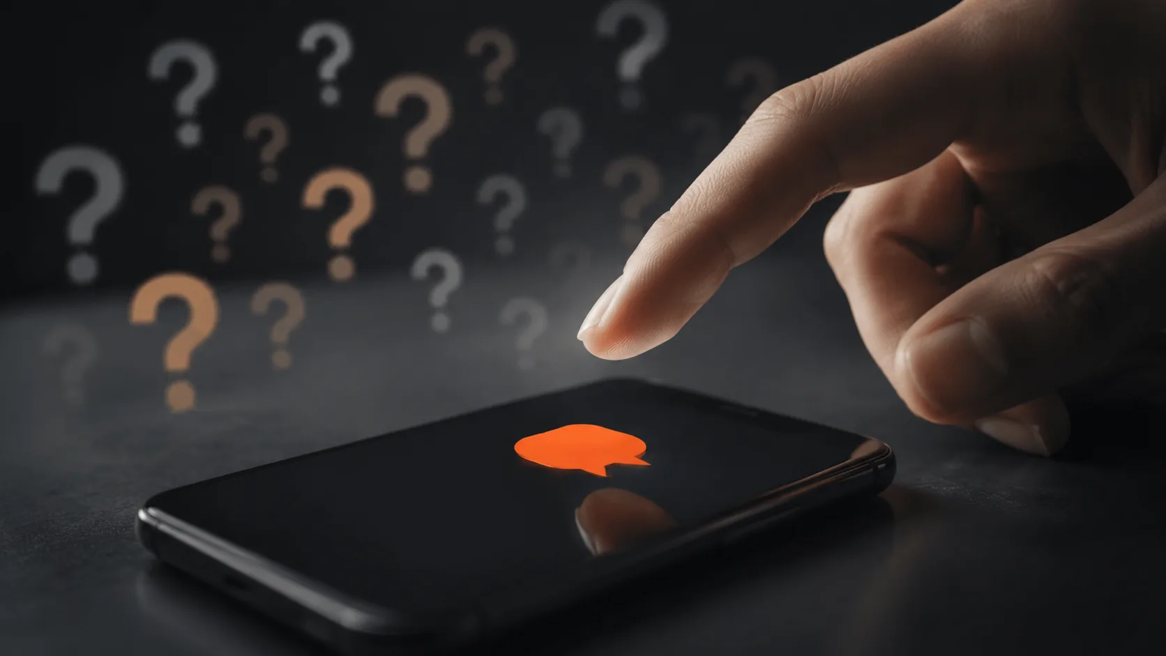 An illustration of single-channel risk, showing a phone with only one social media app representing over-dependence on one traffic source.