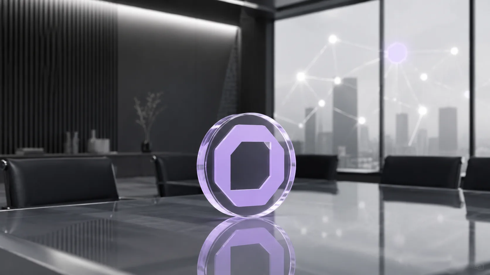 An institutional setting representing BlackRock validating the tokenized real-world asset category at scale