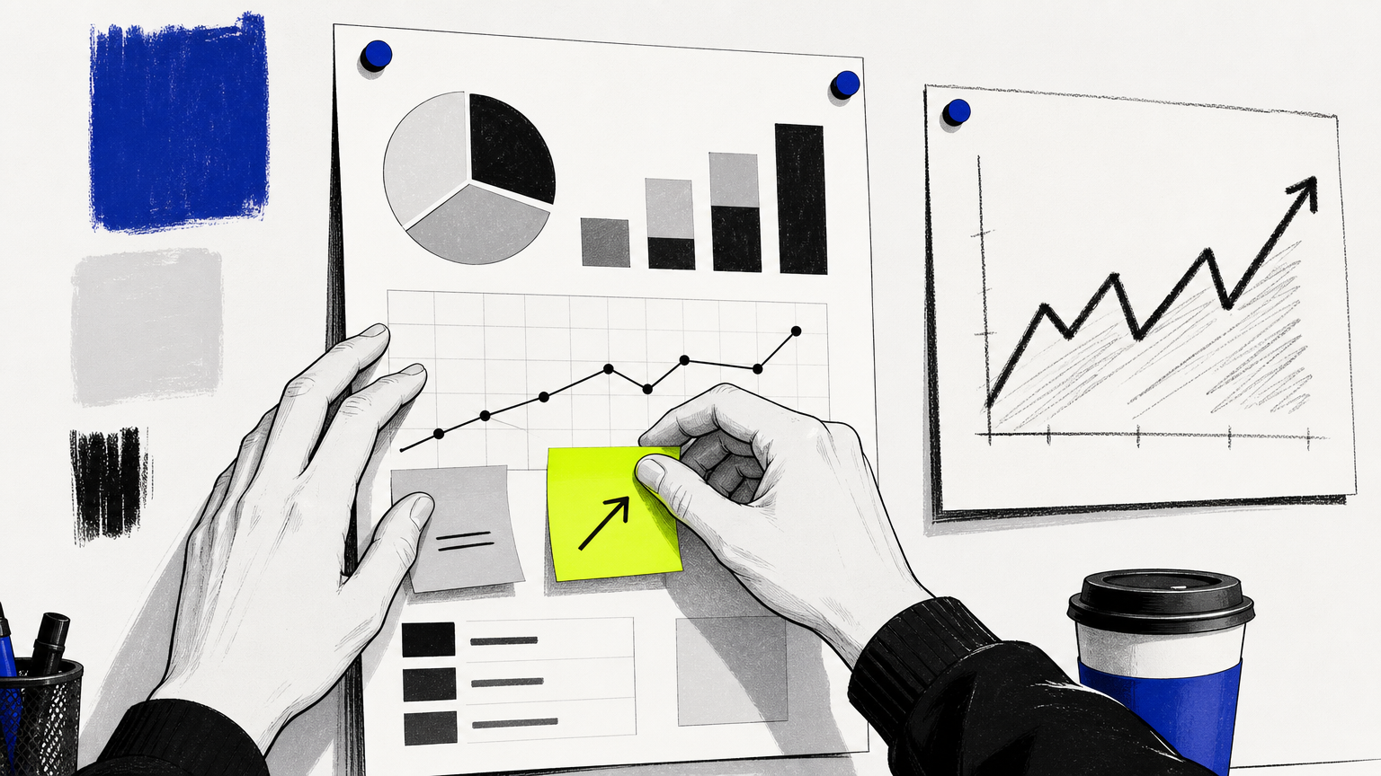 Marketing team measuring campaign performance and identifying winning digital channels to scale for food and beverage growth.