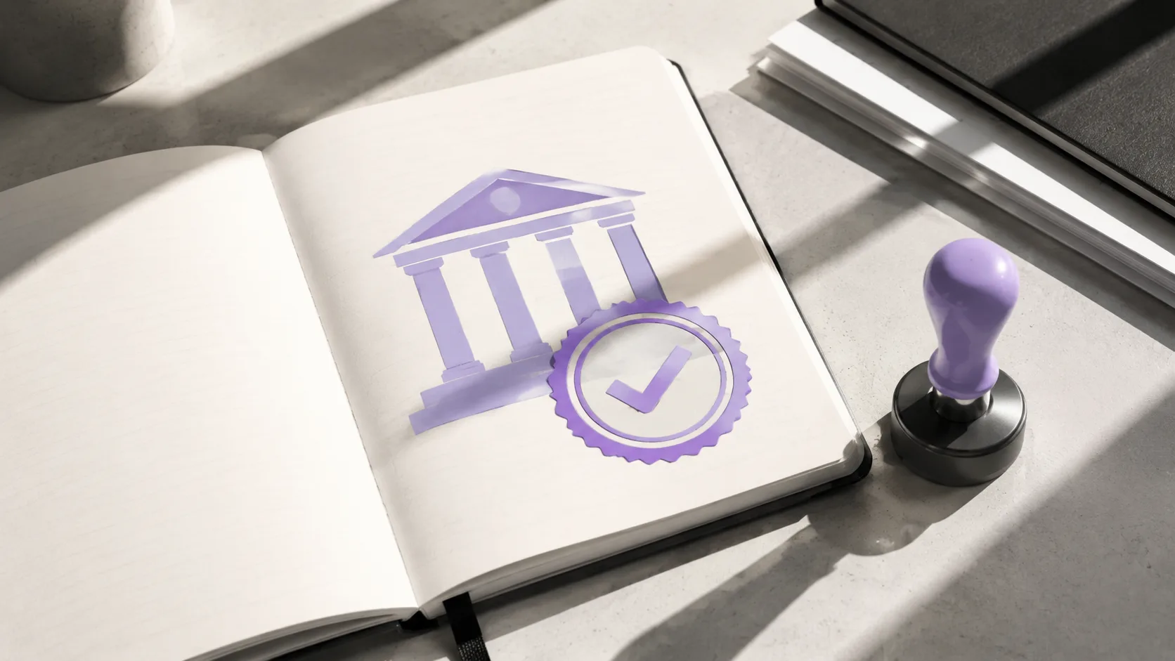 Close-up of a regulatory approval process, showing the permissioning framework that determines which stablecoin issuers are allowed to operate under the GENIUS Act.