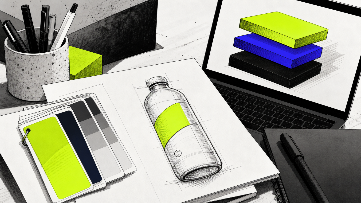Branding and packaging materials showing different cost structures for food and beverage marketing services