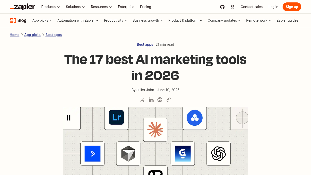 Screenshot of an AI content writing tool interface used by marketing teams for creating on-brand copy.