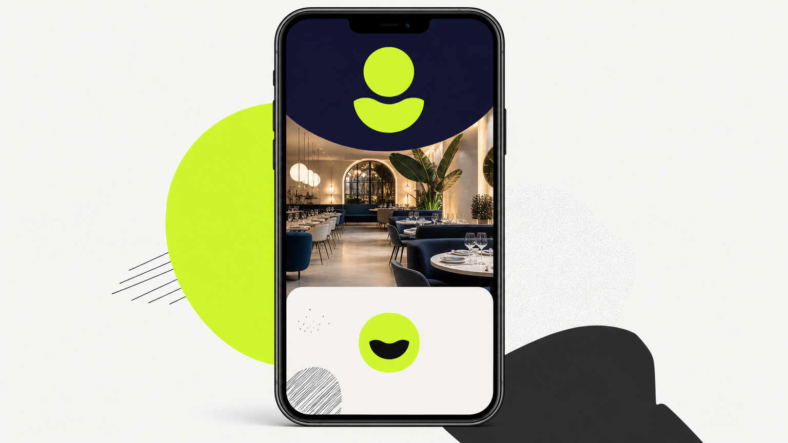 Japanese restaurant brand identity impact on guest perception and booking decisions, displayed on a mobile reservation platform.