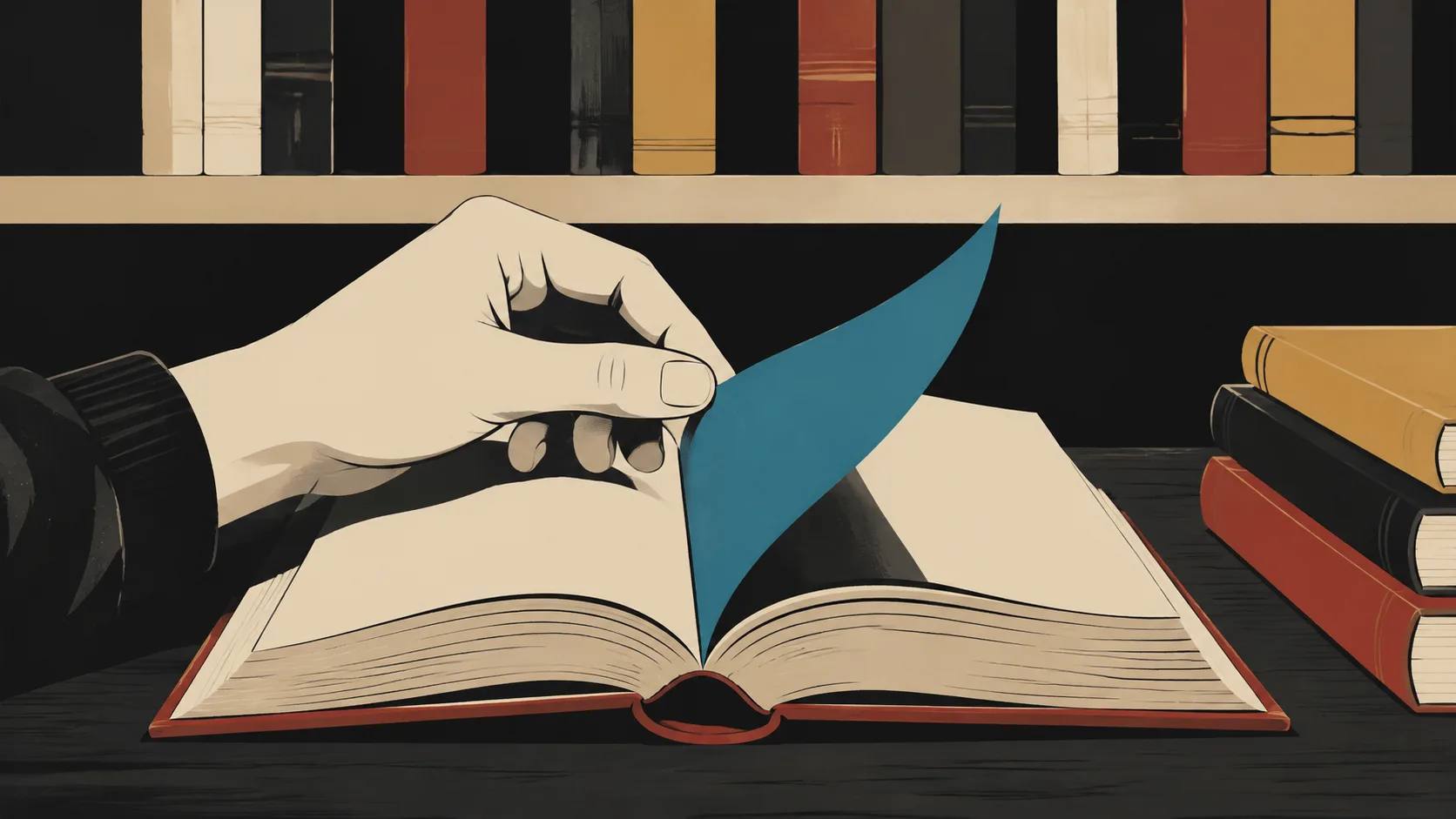 A reader engaging with classic novels, representing the centuries of examples across the seven fundamental plot shapes.