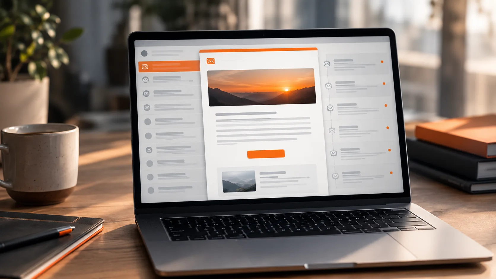 Email inbox displaying a welcome sequence for affiliate marketing subscribers
