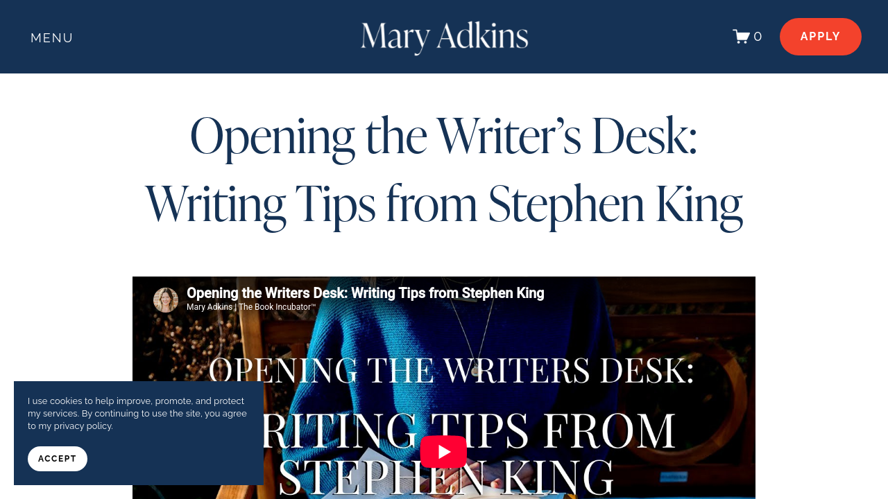 Write with the Door Closed homepage screenshot