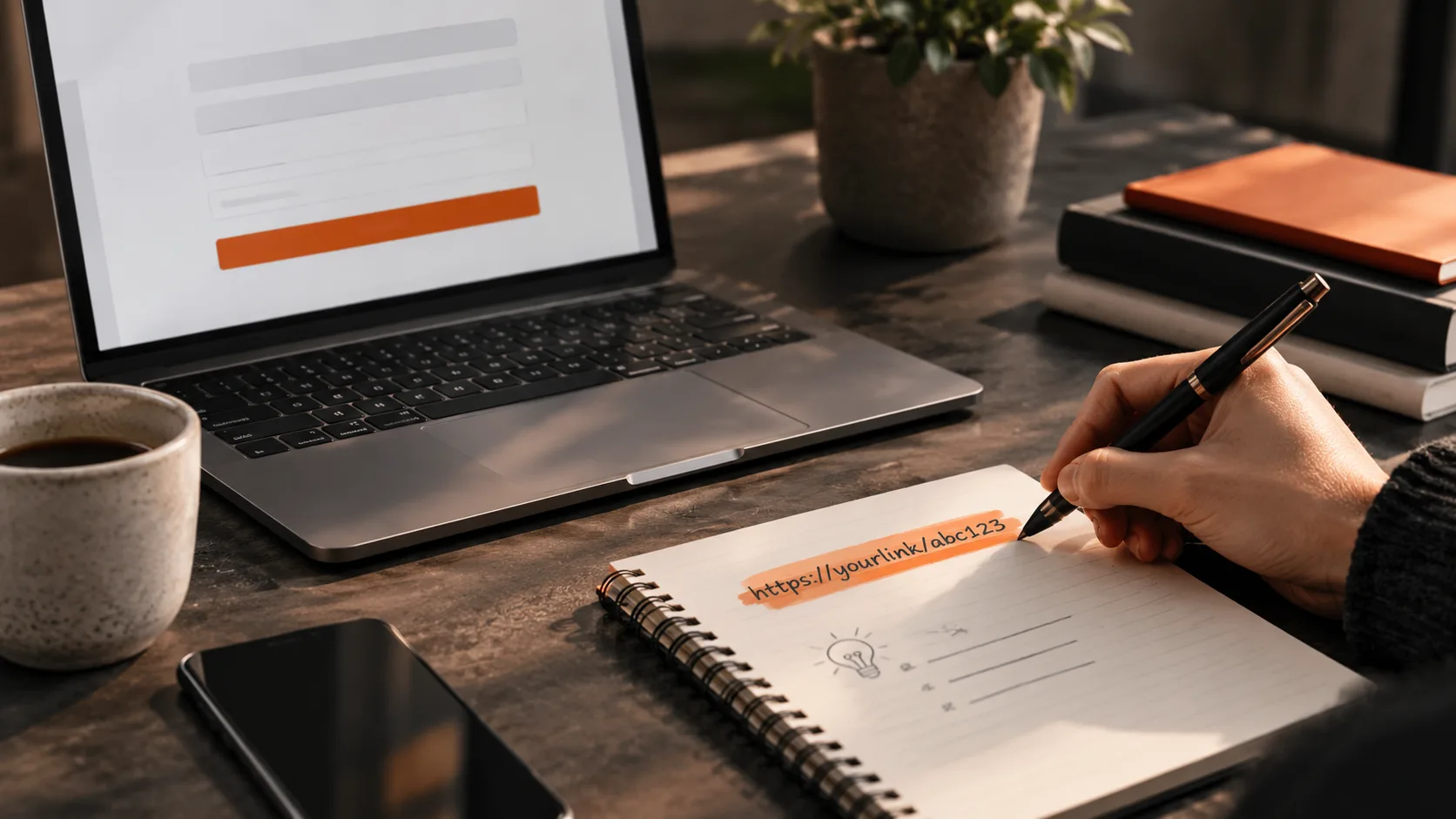 Getting started with the ClickFunnels affiliate signup process, showing a registration form and promotional planning notes.