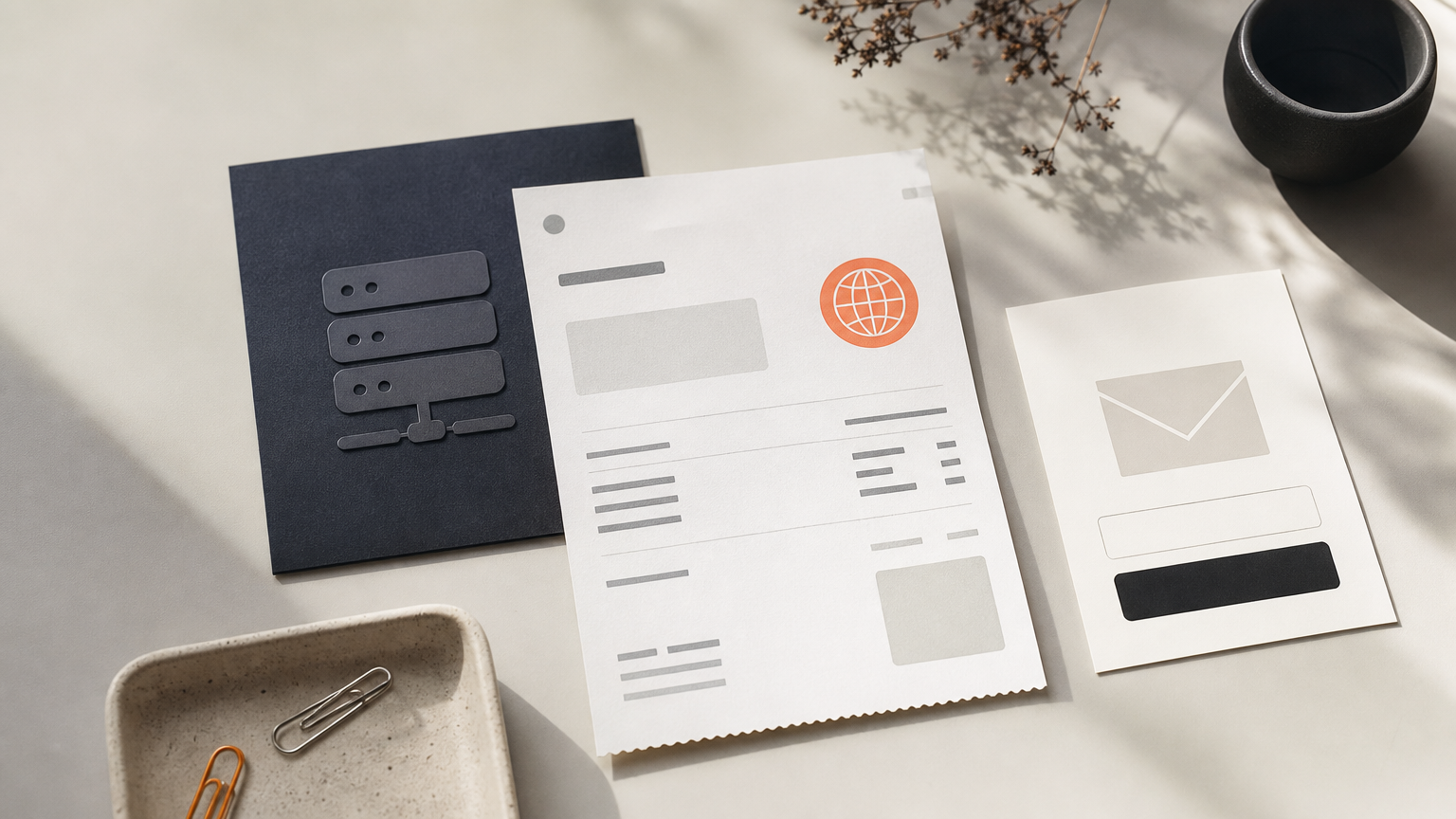 Essential tools and accounts for starting affiliate marketing: domain, hosting, email, and content platform setup