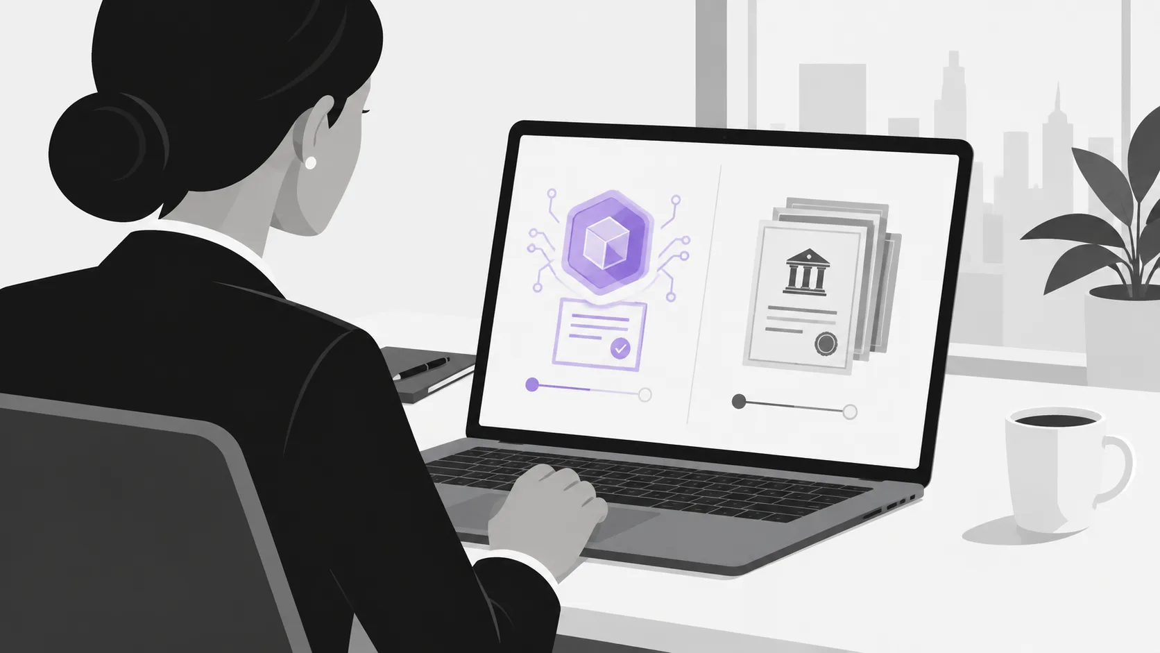 Institutional investor comparing tokenized and traditional settlement frameworks for equities and fixed income