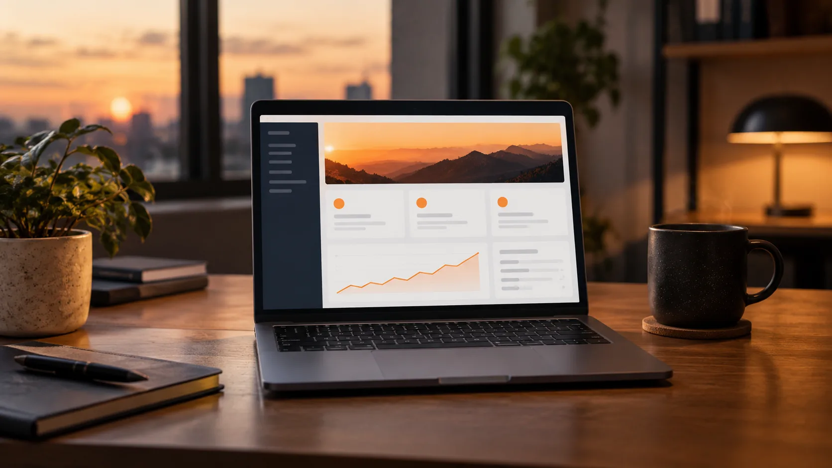 An affiliate marketer's workspace showing how sales funnels drive revenue for online businesses.
