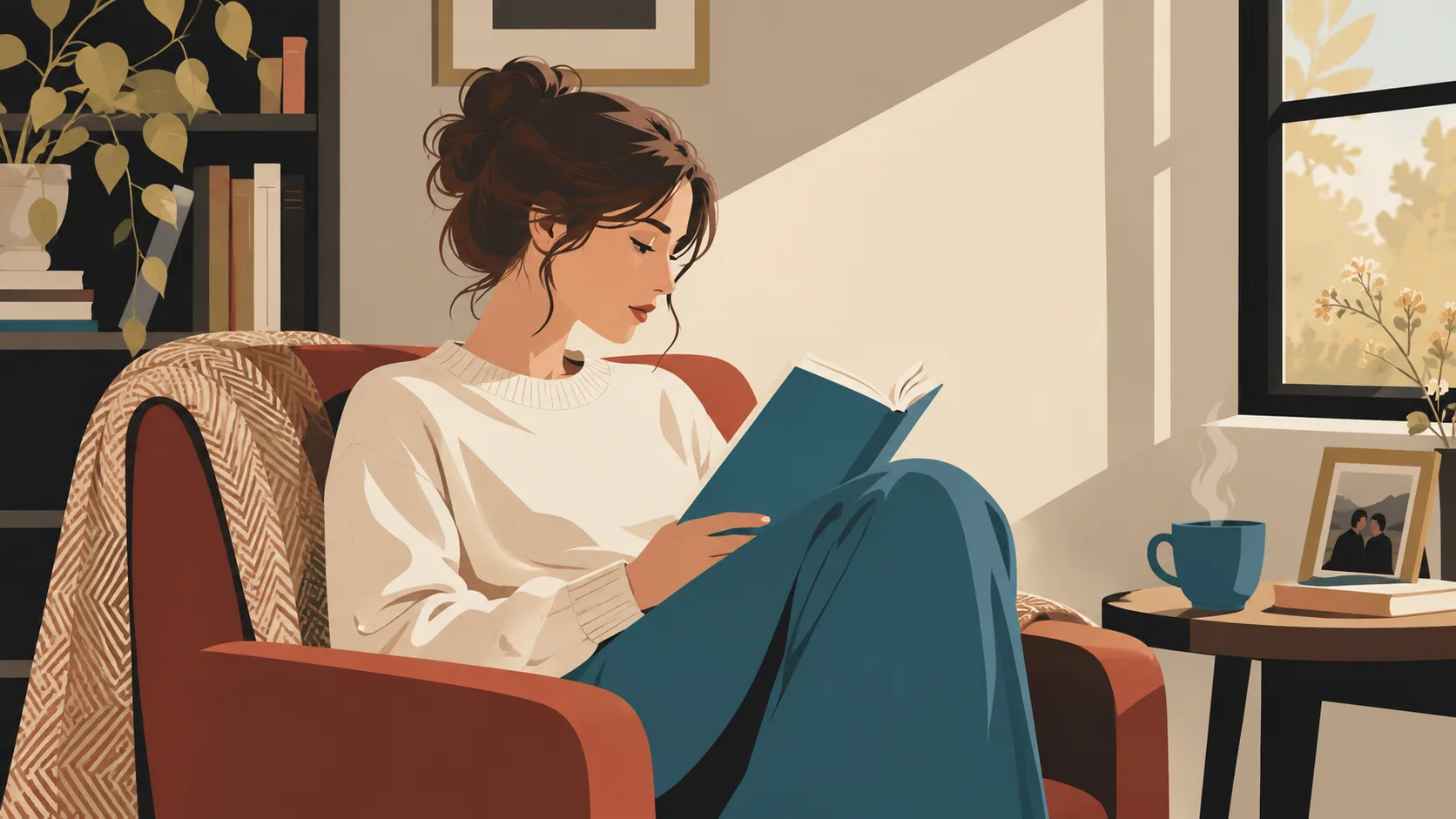 Character in their ordinary world before the story begins