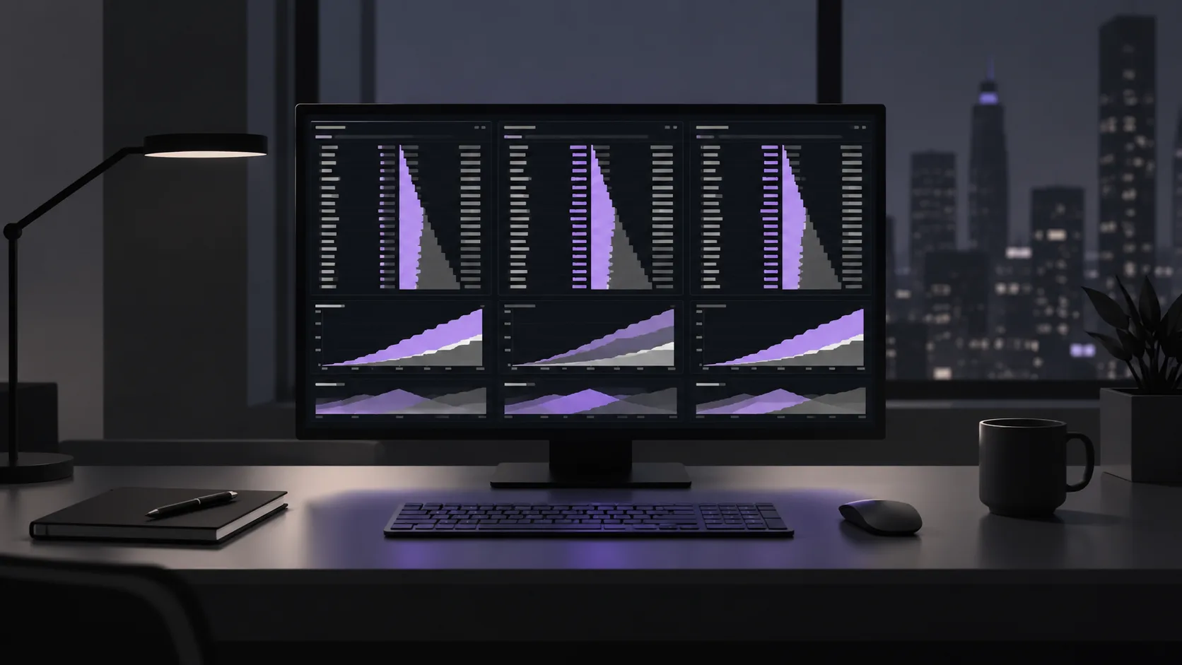 Trading monitor displaying order books and exchange liquidity data