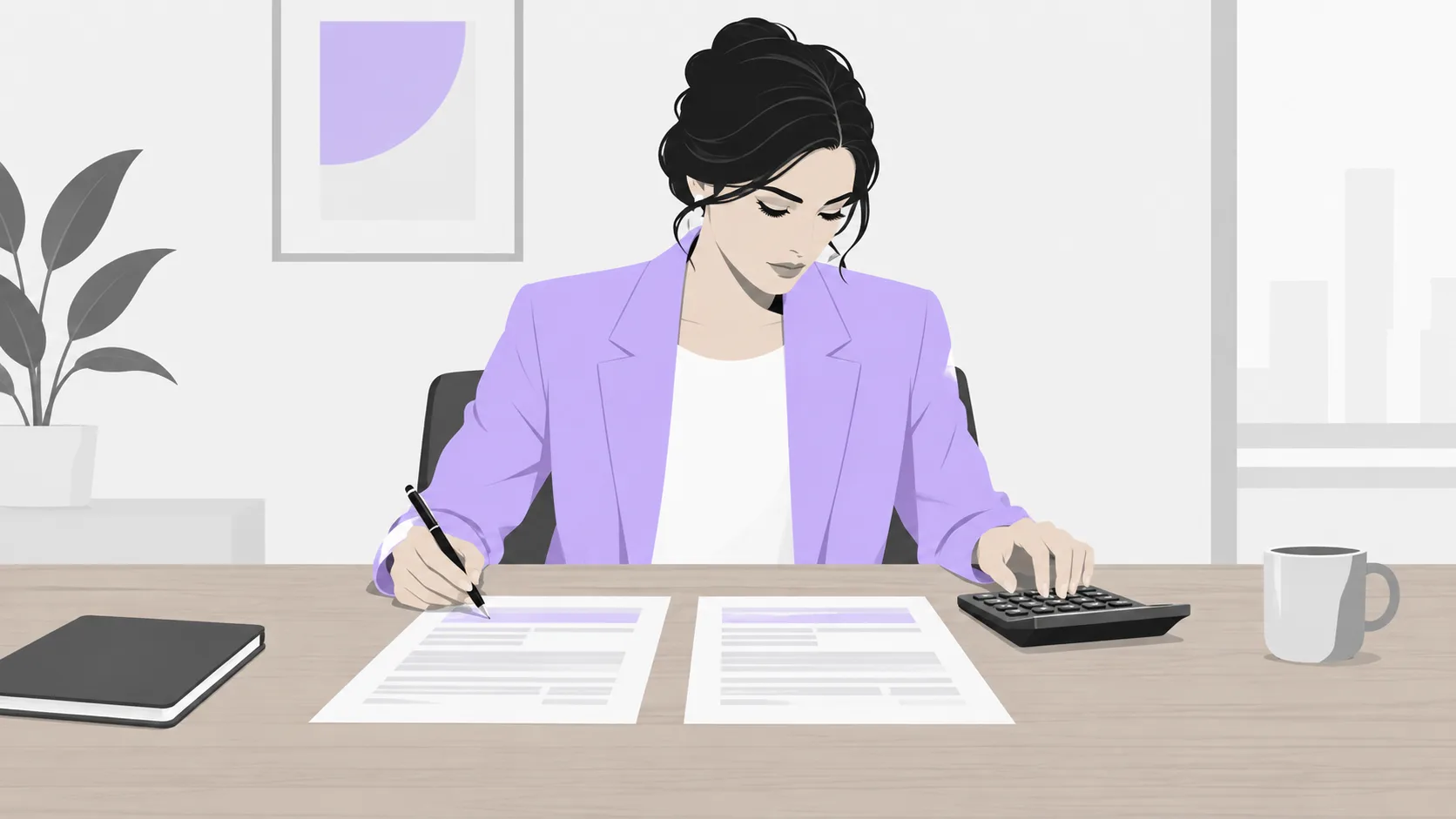 Treasury professional comparing stablecoin allocation documents