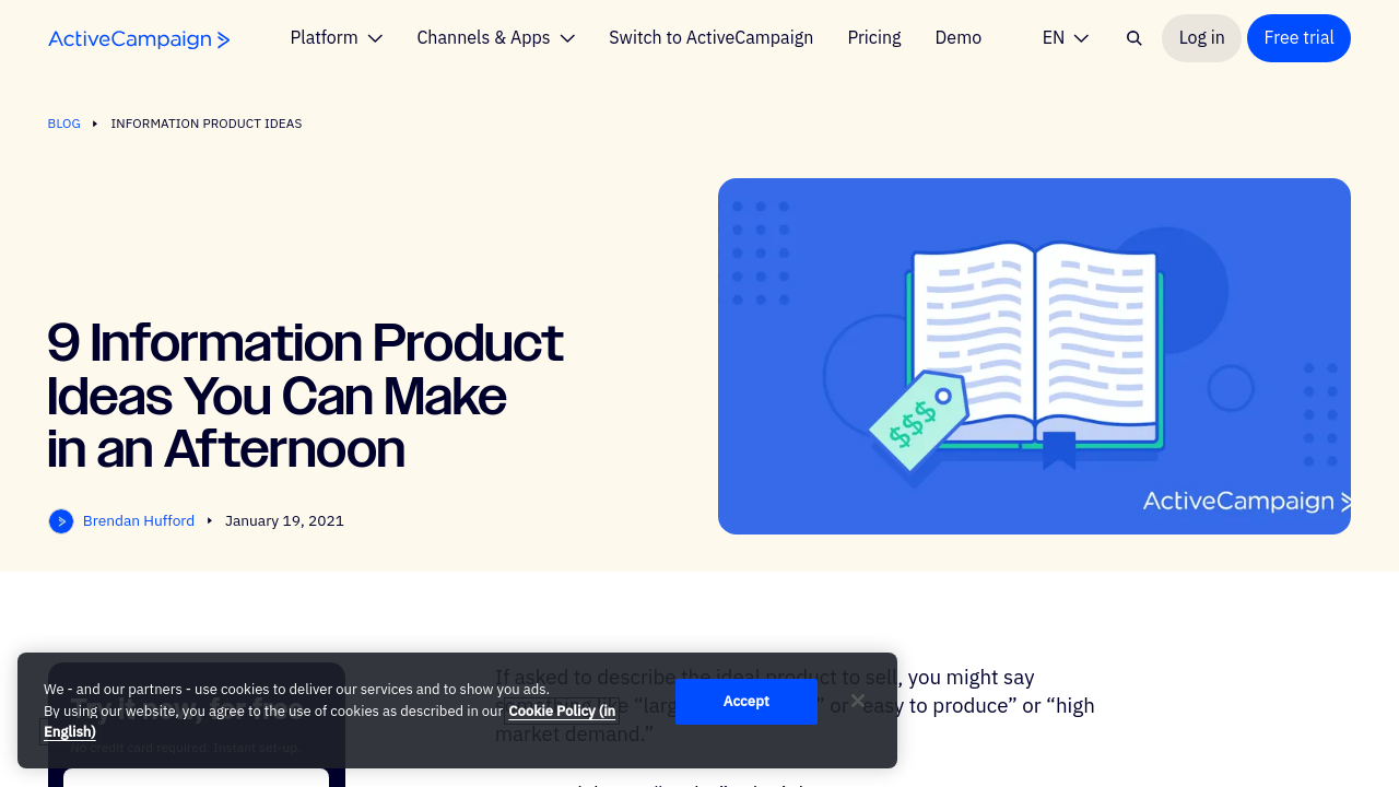 An email marketing platform used for launching and selling information products to a built audience.