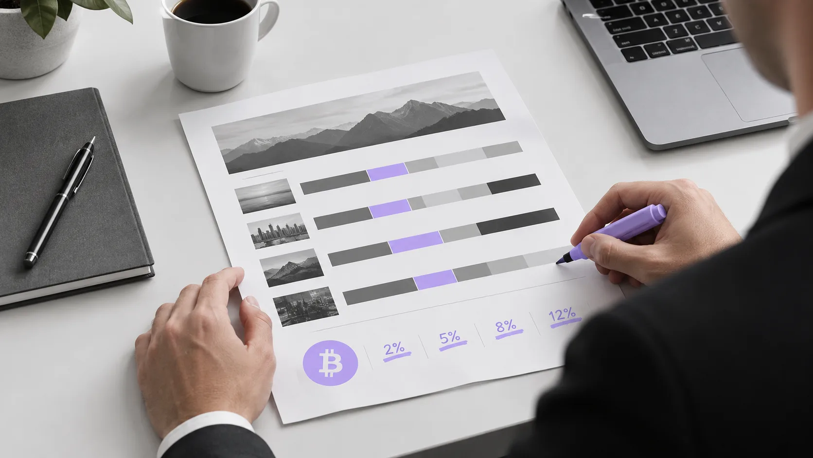 Crypto macro framework for institutional portfolio construction with regime identification and allocation sizing
