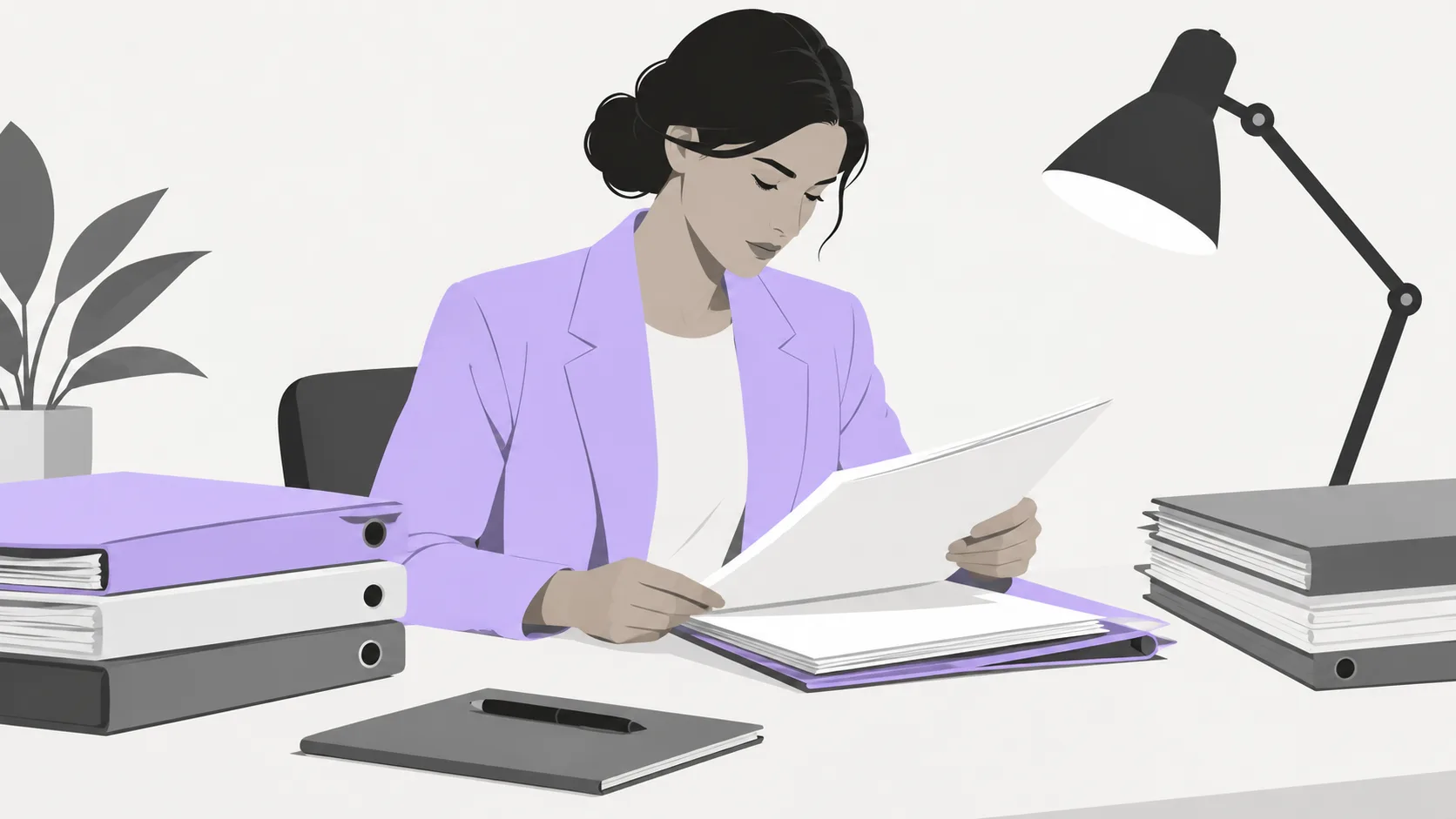 Institutional officer reviewing audit reports and conducting digital asset custody risk assessment