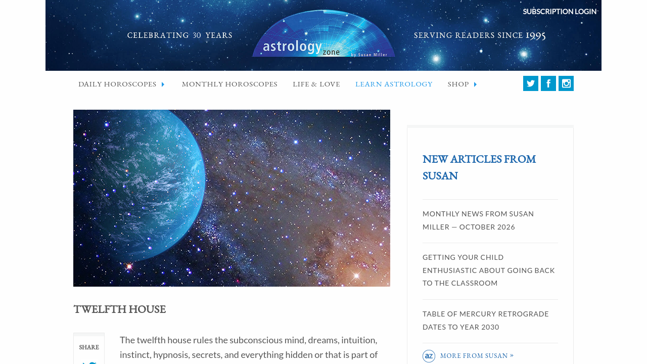 astrologyzone.com page screenshot