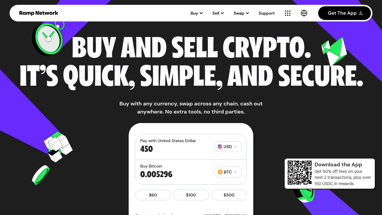Ramp Network homepage screenshot