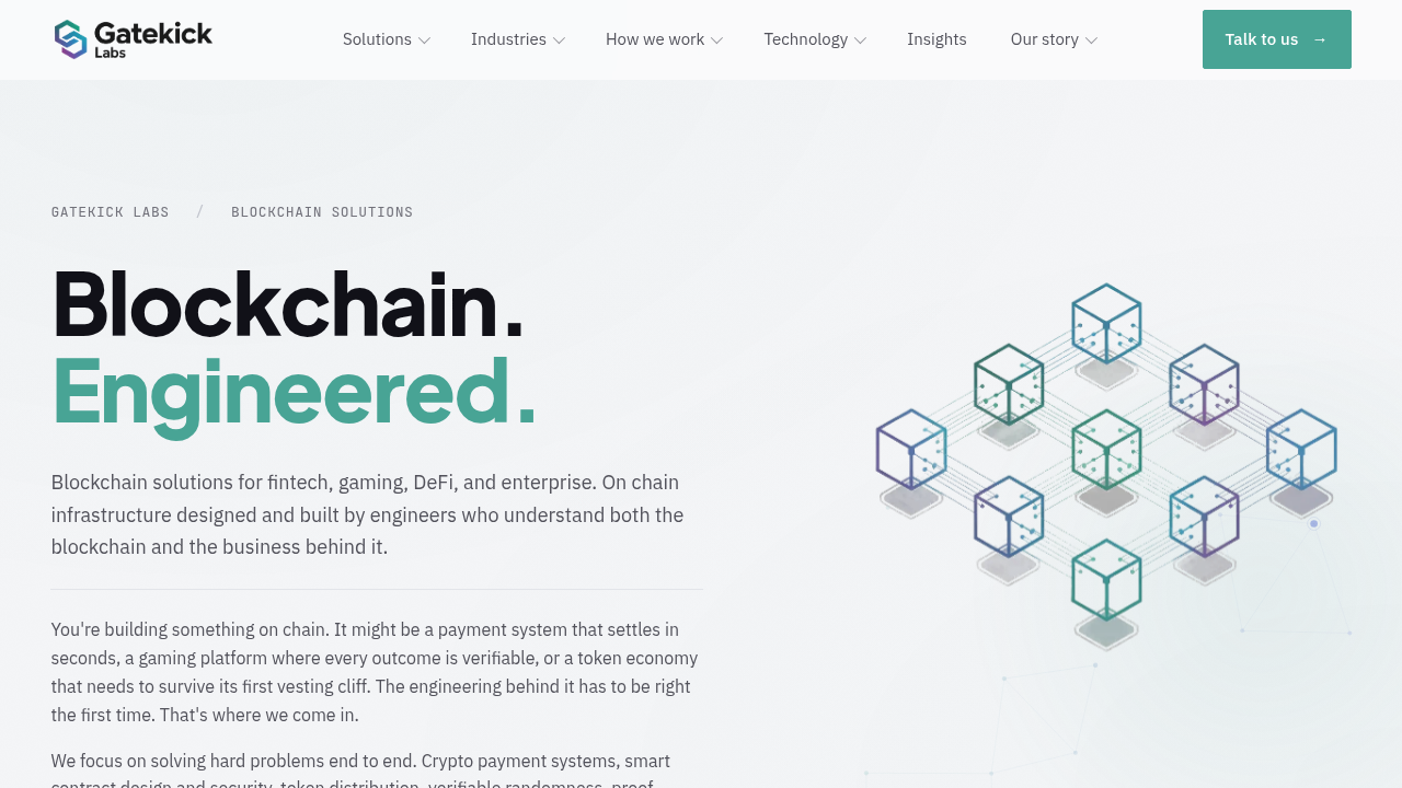 Gatekick Labs homepage screenshot