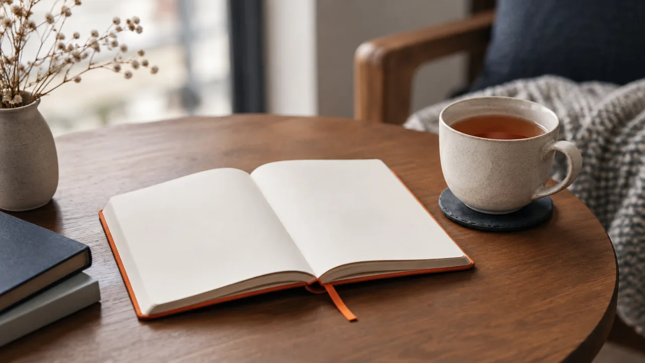Notebook and tea illustrating common affiliate program questions