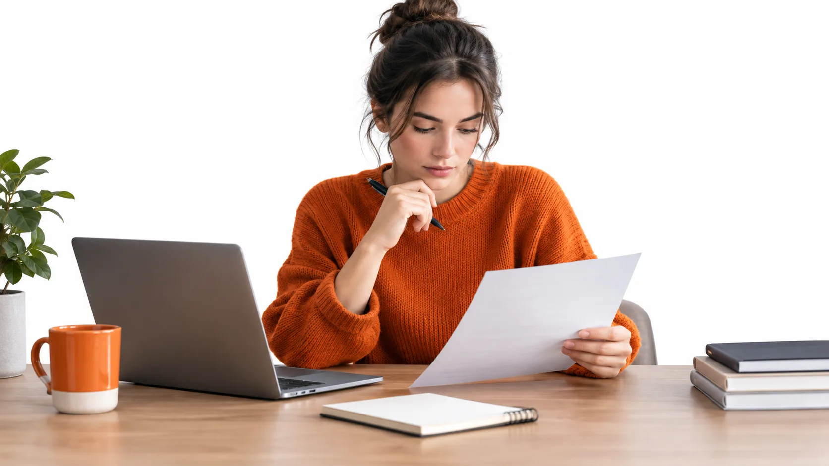 Beginner reviewing a program application and profile before applying to brands