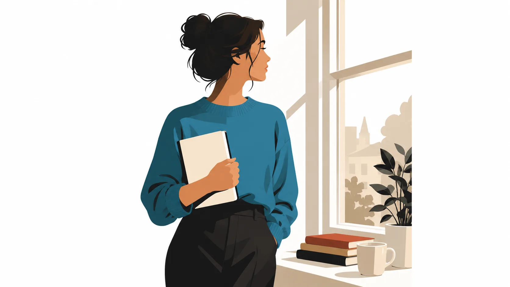 Writer considering plotter or pantser approach before outlining a novel