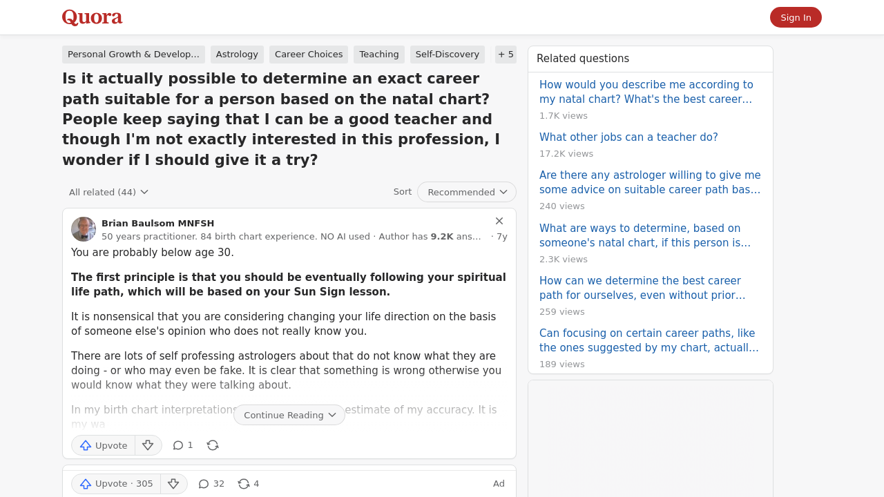 quora.com page screenshot