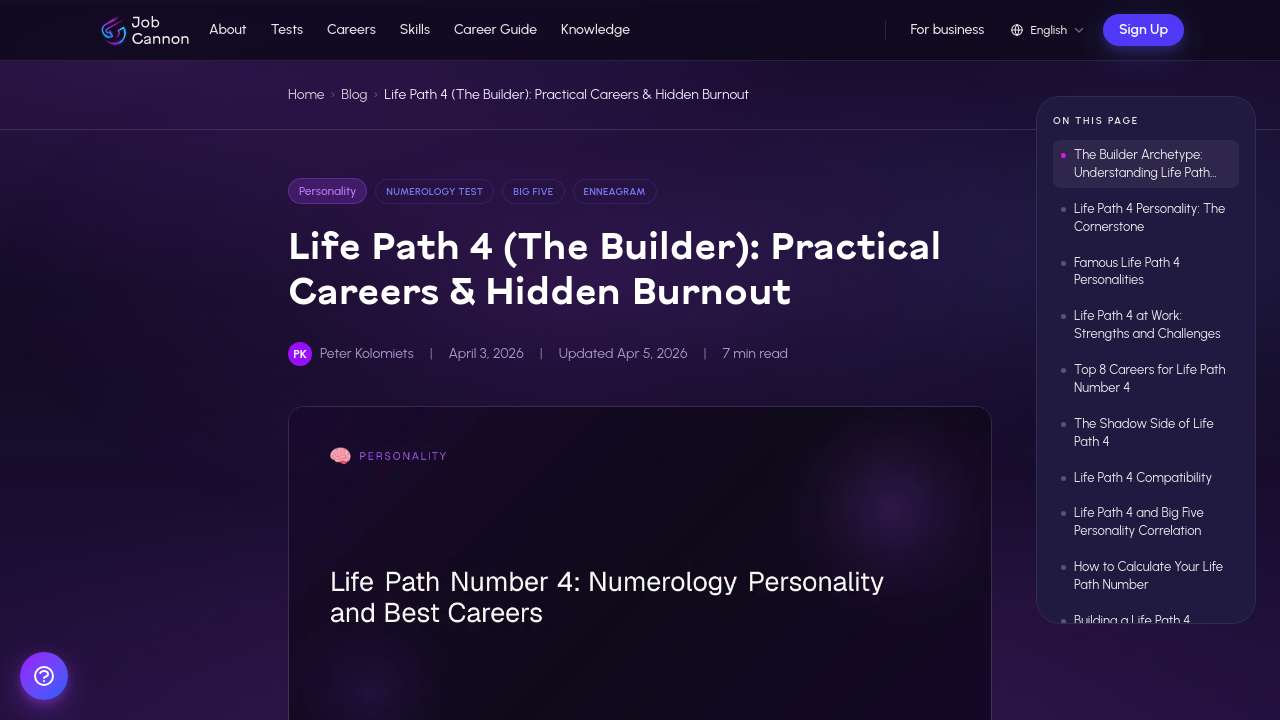 jobcannon.io page screenshot