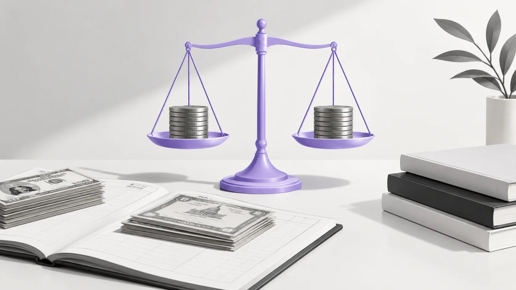 A visual representation of stablecoin reserves showing cash, Treasury bonds, and money market funds in balanced proportion