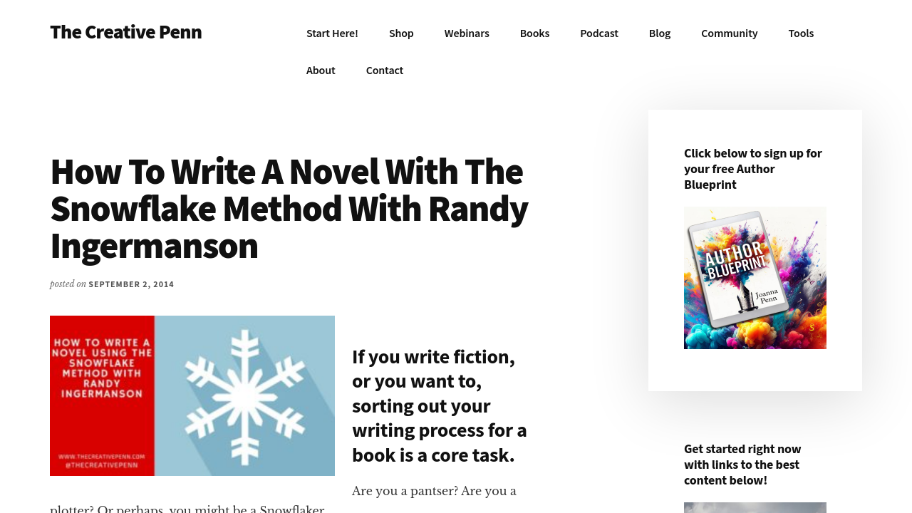 thecreativepenn.com page screenshot