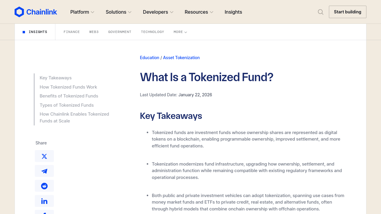 chain.link page screenshot