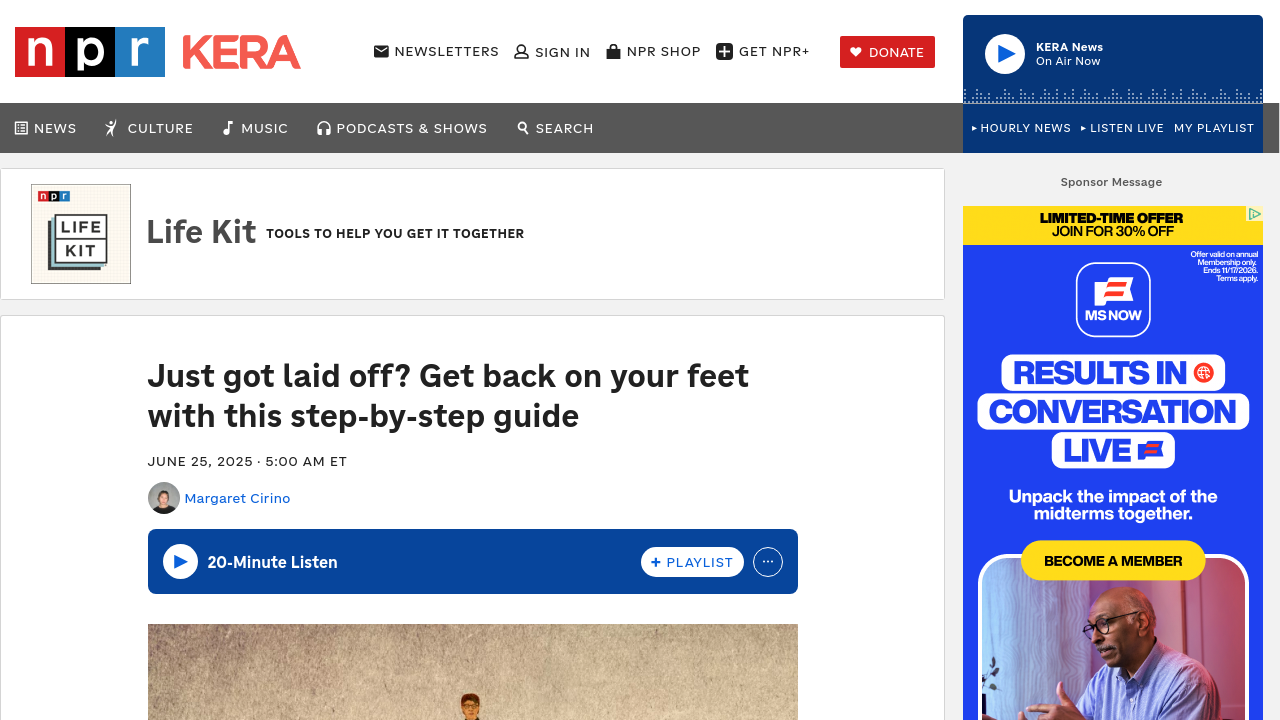npr.org page screenshot