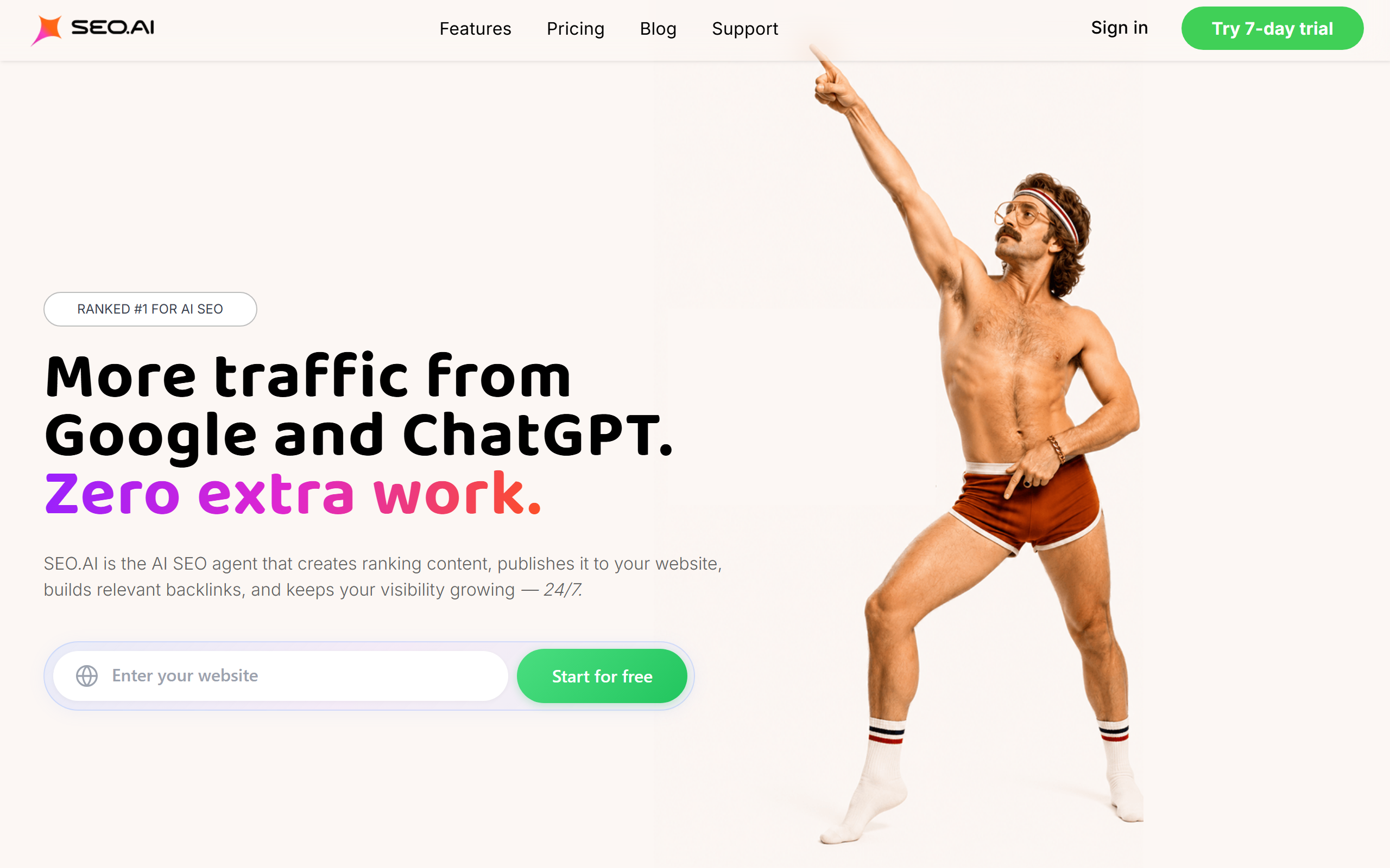 SEO.ai homepage